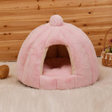 Plush Cat Cave Bed For Small Pets