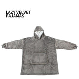 Winter Hooded Blanket with Pocket