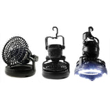 2-in-1 LED Camping Lantern with Fan