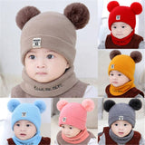 Baby Beanies Cap and Scarf Set