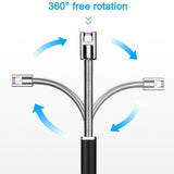 USB Electric Zinc Alloy Flameless Lighter