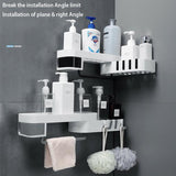 Seamless Rotating Tripod Bathroom Organizer