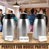 Insulated Thermal Coffee Carafe (68 Oz)