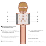 Wireless Magic Karaoke Microphone - Bluetooth Karaoke Microphone