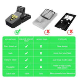 Reusable 6 PC Mice Traps