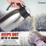 Insulated Thermal Coffee Carafe (68 Oz)
