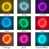 Car Interior Neon LED Rope Light