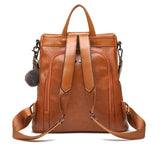 Premium Leather Three Way Anti-Thief Women's Backpack