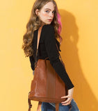 Premium Leather Three Way Anti-Thief Women's Backpack