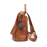 Premium Leather Three Way Anti-Thief Women's Backpack