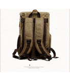Vintage Outdoor Waterproof Camera Bag Backpack