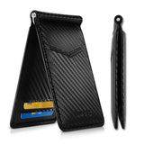 Black Carbon Money Clip Wallet
