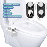 Mechanical Toilet Bidet Attachment