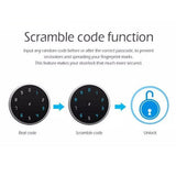 WiFi Fingerprint Password Smart Door Lock