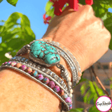 Healing Turquoise Protection Wrap Bracelet