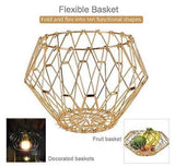 Collapsible Stainless Steel Wire Fruit Basket