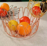 Collapsible Stainless Steel Wire Fruit Basket