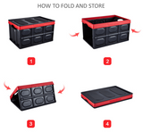 Collapsible Car Trunk Organizer & Storage Container Cargo Box