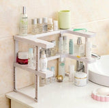 Adjustable Space Rack Kitchen Cabinet Organizer