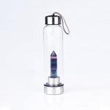 Healing Natural Quartz Glass Water Bottle