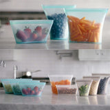 Stand Up Silicone Food Storage - Leakproof Containers