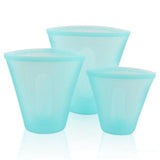 Stand Up Silicone Food Storage - Leakproof Containers