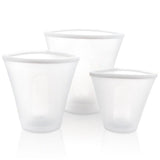 Stand Up Silicone Food Storage - Leakproof Containers
