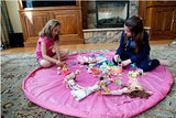 Portable Kids Play Mat and Toy Storage Bag