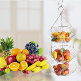 3-Layer Hanging Fruit Basket