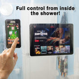 Clear Shower Curtain with Pockets