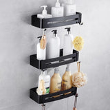 Multifunction Wall Mounted Bathroom Rack