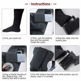 Rechargeable Electric Heated Socks