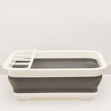 Collapsible Dish Drainer Dryer Rack Kitchen Organizer