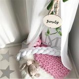 Knotted Braid Pillow Baby Crib Bumpers