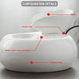 Automatic Circulating Cat Feeder Water Dispenser