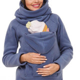 Winter Kangaroo Baby Carrier Maternity Hoodie