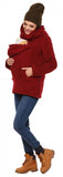 Winter Kangaroo Baby Carrier Maternity Hoodie