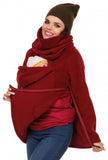 Winter Kangaroo Baby Carrier Maternity Hoodie