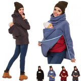Winter Kangaroo Baby Carrier Maternity Hoodie