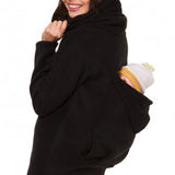 Winter Kangaroo Baby Carrier Maternity Hoodie