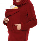 Winter Kangaroo Baby Carrier Maternity Hoodie