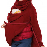 Winter Kangaroo Baby Carrier Maternity Hoodie