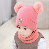 Baby Beanies Cap and Scarf Set