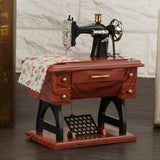 Vintage Sewing Machine Music Box
