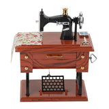 Vintage Sewing Machine Music Box