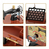 Vintage Sewing Machine Music Box